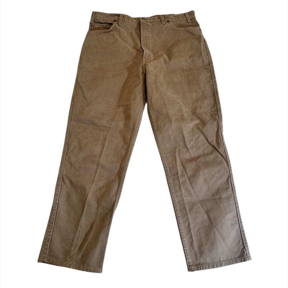 Vintage Levis 513 Jeans Relaxed‎ Size W38  L 30 Made In USA Brown